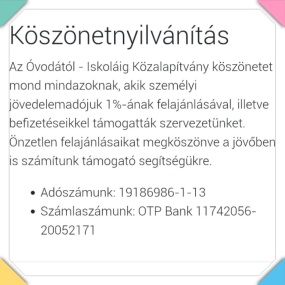 1% - köszönjük!