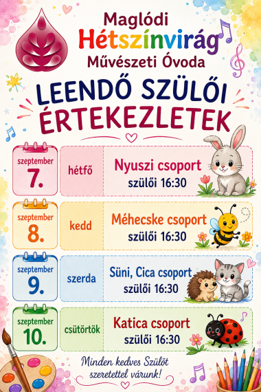Szülői értekezletek 2026_27 I.félév